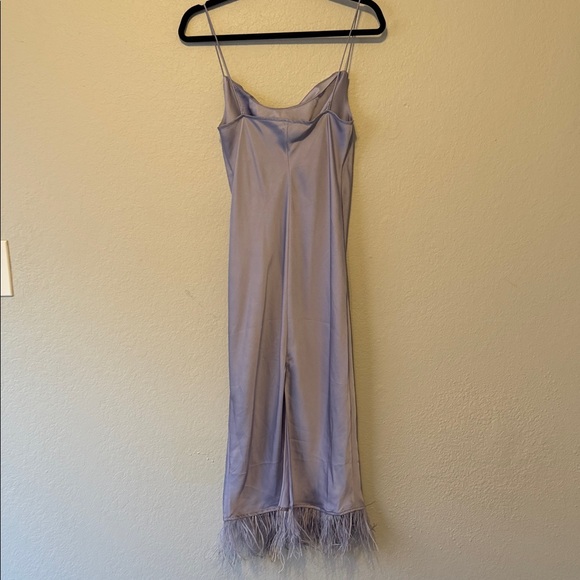 L'Academie The Mindy Midi Dress in Lavender - Picture 8 of 9